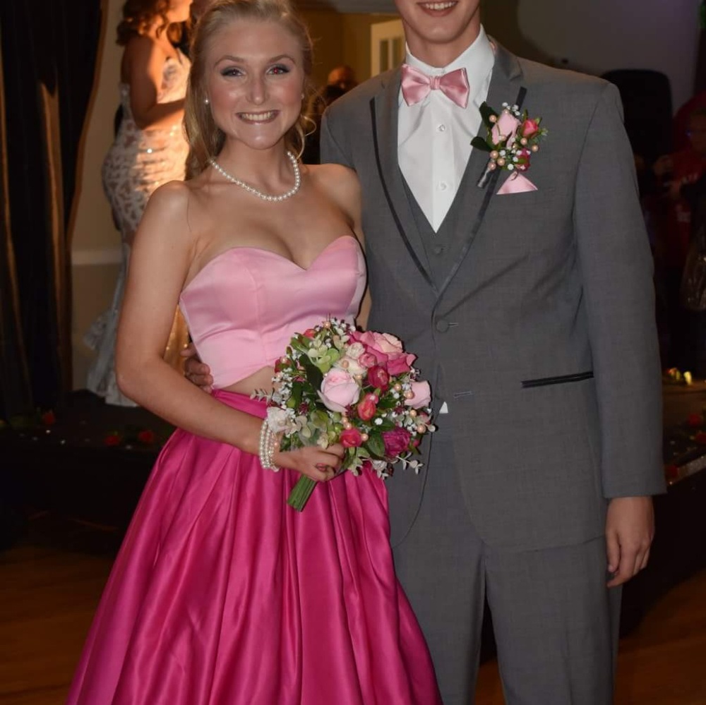 Rachel Allan 2 Piece Prom Dress - Picture 5 of 6